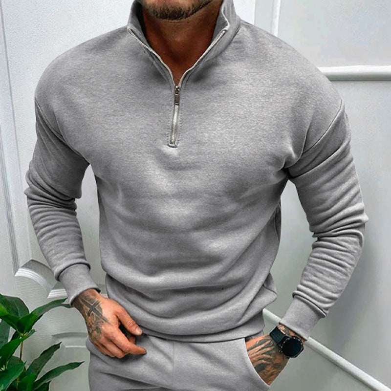 Pullover Herren Fleece-Futter mit Reißverschluss - 8 - Jasminaboutique.com