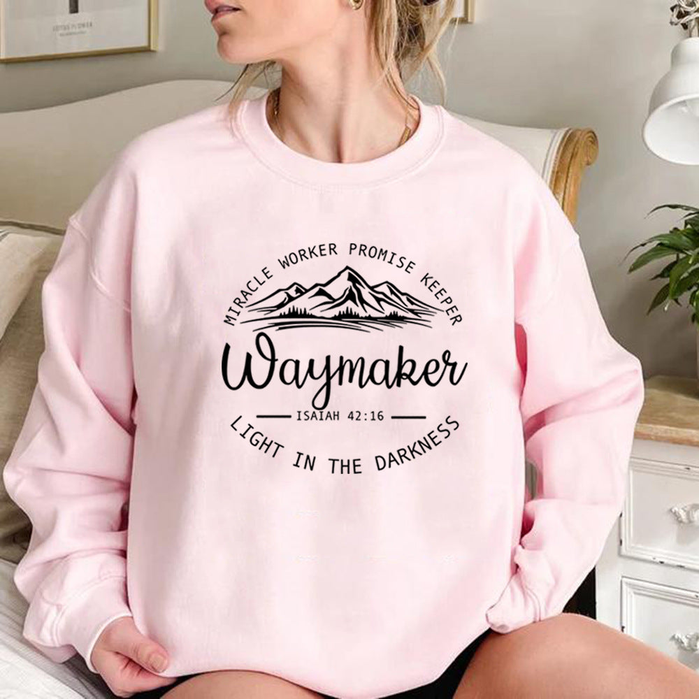 Sweatshirt Damen Relaxed Fit mit Grafikdruck - 3 - Jasminaboutique.com