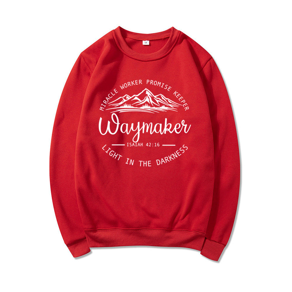 Sweatshirt Damen Relaxed Fit mit Grafikdruck - 14 - Jasminaboutique.com