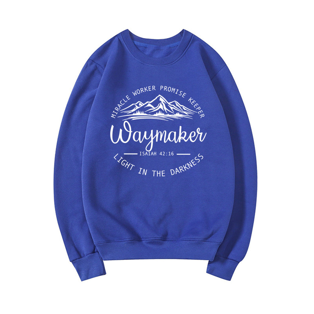 Sweatshirt Damen Relaxed Fit mit Grafikdruck - 21 - Jasminaboutique.com
