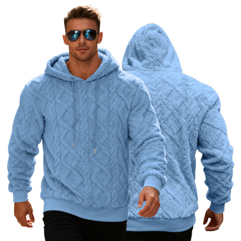 Hoodie Herren Freizeit mit strukturiertem Design - 8 - Jasminaboutique.com