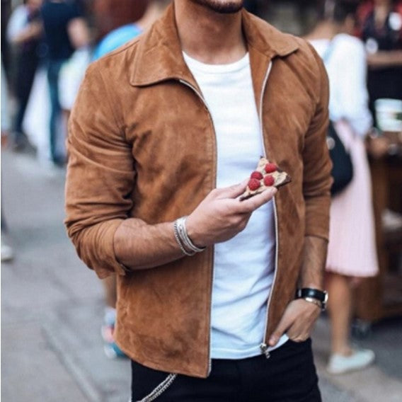 Jacke Herren Slim Fit mit Reverskragen - 3 - Jasminaboutique.com