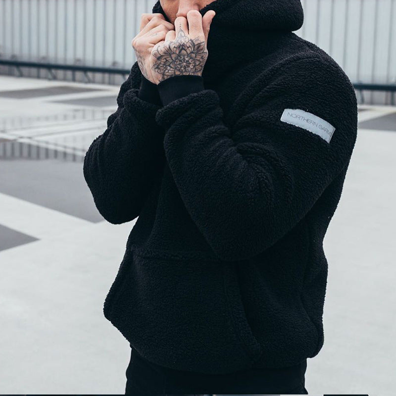 Hoodie Herren Pullover mit großer Tasche und langen Ärmeln - 3 - Jasminaboutique.com