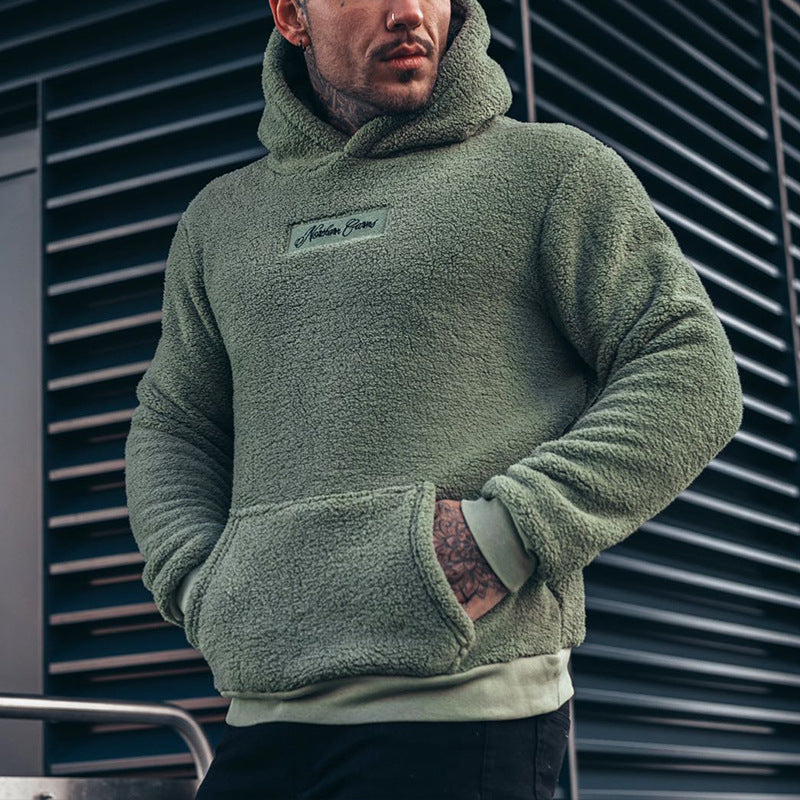 Hoodie Herren Pullover mit großer Tasche und langen Ärmeln - 4 - Jasminaboutique.com