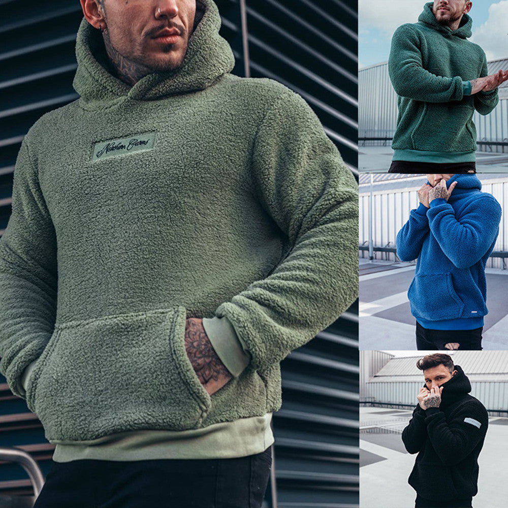 Hoodie Herren Pullover mit großer Tasche und langen Ärmeln - 6 - Jasminaboutique.com