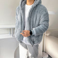 Jacke Herren Lockerer Schnitt mit Kapuze - 4 - Jasminaboutique.com