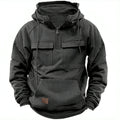 Hoodie Herren Relaxed Fit mit Fronttaschen - 15 - Jasminaboutique.com
