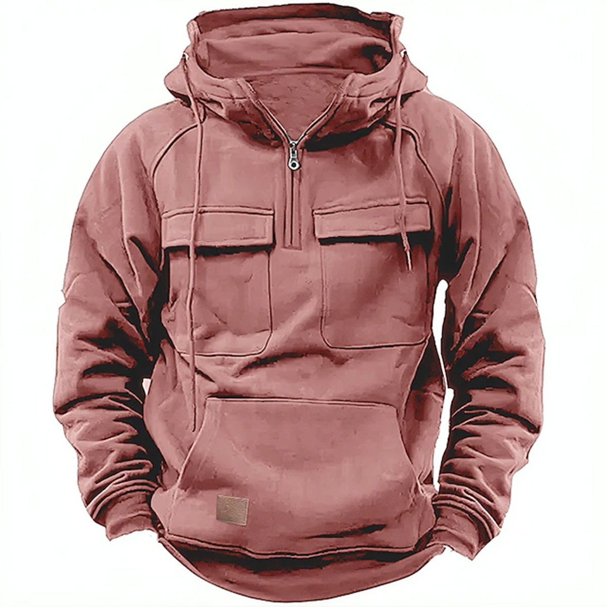 Hoodie Herren Relaxed Fit mit Fronttaschen - 16 - Jasminaboutique.com