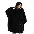 Hoodie Sweatshirt Damen Oversized mit großer Tasche - 9 - Jasminaboutique.com