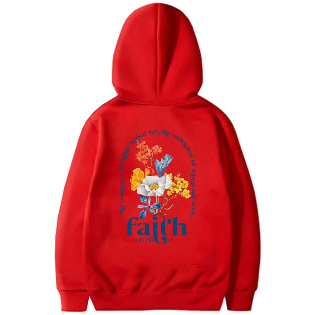 Hoodie Damen Lockerer Schnitt mit Floralprint - 9 - Jasminaboutique.com