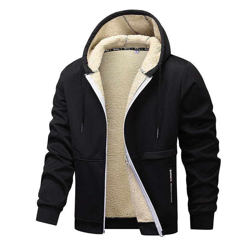 Hoodie Herren Schwergewicht mit Sherpa-Futter - 2 - Jasminaboutique.com
