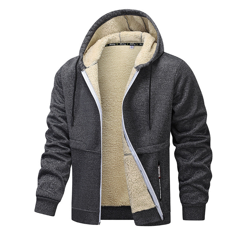 Hoodie Herren Schwergewicht mit Sherpa-Futter - 3 - Jasminaboutique.com