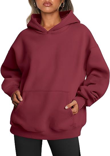Hoodie Damen Oversized mit Taschen - 6 - Jasminaboutique.com