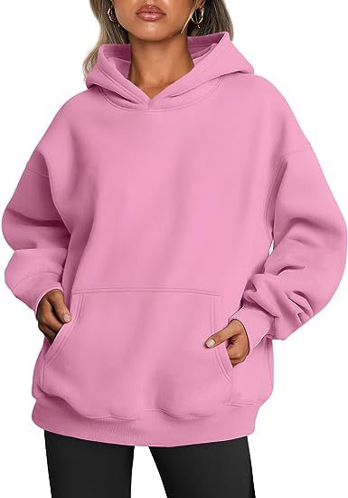 Hoodie Damen Oversized mit Taschen - 22 - Jasminaboutique.com