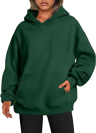 Hoodie Damen Oversized mit Taschen - 24 - Jasminaboutique.com