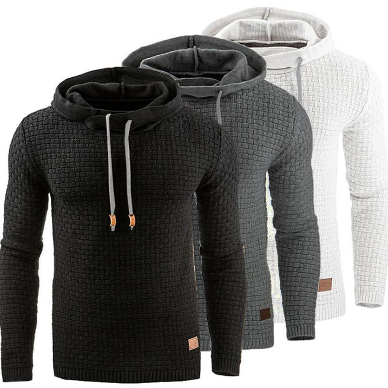 Hoodie Herren Regular Fit mit strukturiertem Design - 6 - Jasminaboutique.com