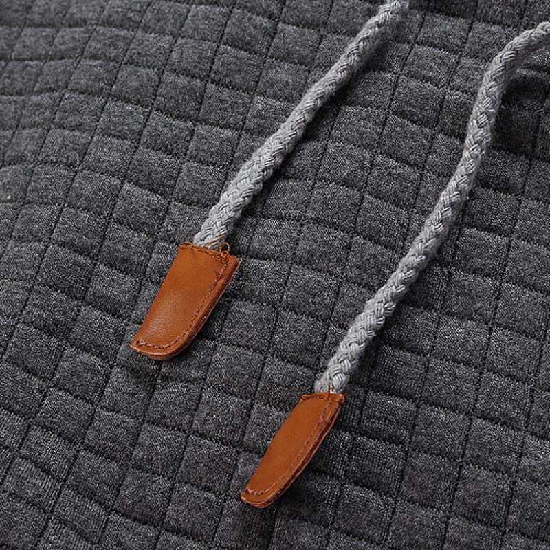 Hoodie Herren Regular Fit mit strukturiertem Design - 14 - Jasminaboutique.com