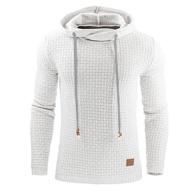 Hoodie Herren Fitted mit Texturiertem Design - 7 - Jasminaboutique.com