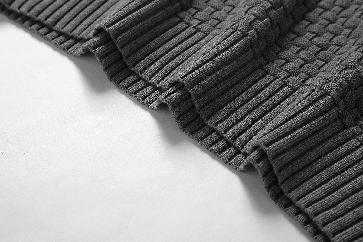 Hoodie Herren Fitted mit Texturiertem Design - 12 - Jasminaboutique.com