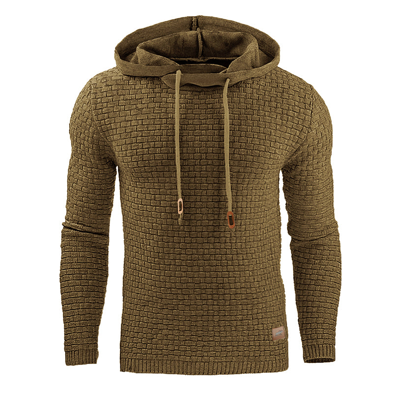Hoodie Herren Fitted mit Texturiertem Design - 29 - Jasminaboutique.com