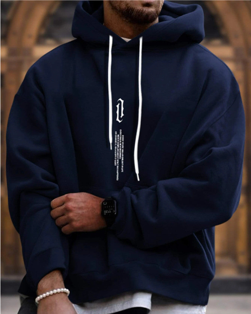 Hoodie Herren Relaxed Fit mit Fronttasche - 8 - Jasminaboutique.com