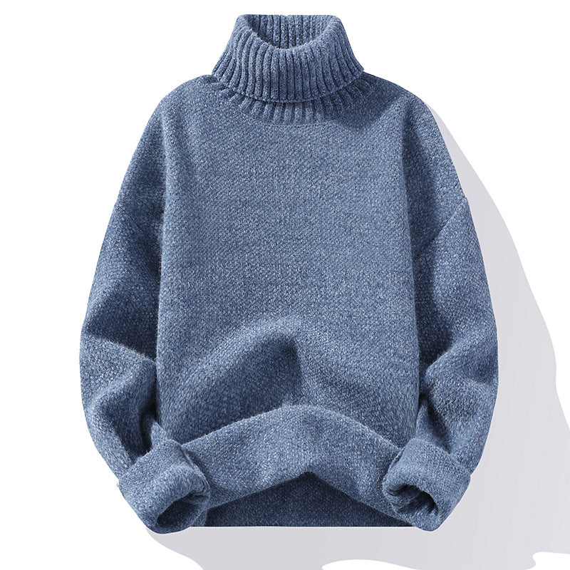 Pullover Herren Slim-Fit mit hohem Kragen - 2 - Jasminaboutique.com