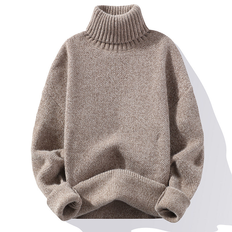 Pullover Herren Slim-Fit mit hohem Kragen - 6 - Jasminaboutique.com