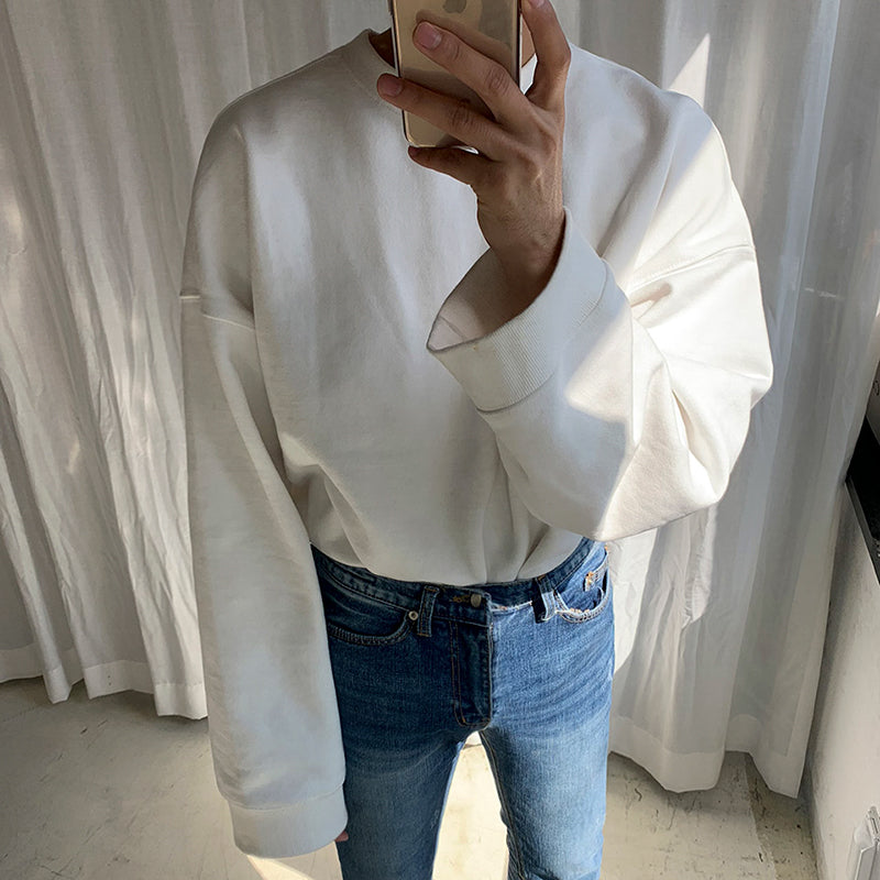 Pullover Herren Relaxed Fit mit Rundhalsausschnitt - 5 - Jasminaboutique.com