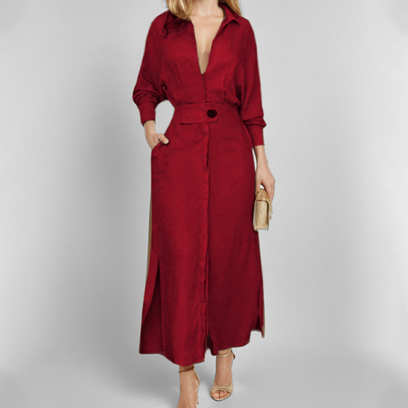 Kleid Damen mit taillierendem Design - 9 - Jasminaboutique.com