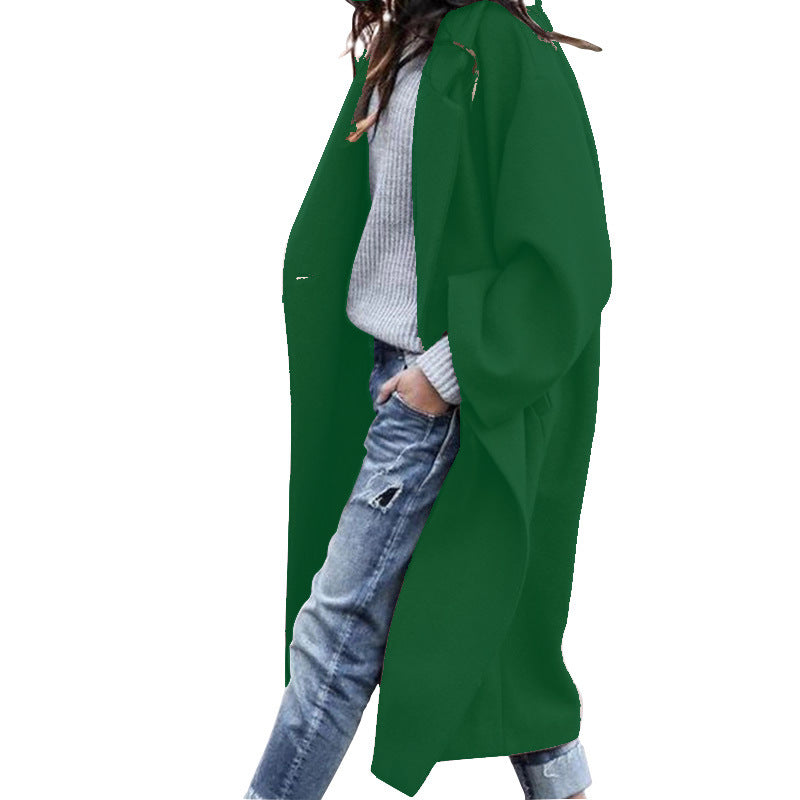 Mantel Damen Relaxed Fit mit dreidimensionaler Verzierung - 6 - Jasminaboutique.com