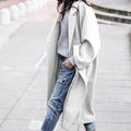 Mantel Damen Relaxed Fit mit dreidimensionaler Verzierung - 7 - Jasminaboutique.com