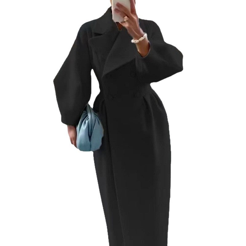 Mantel Damen Tailliert mit Laternenärmeln - 2 - Jasminaboutique.com