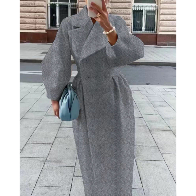 Mantel Damen Tailliert mit Laternenärmeln - 3 - Jasminaboutique.com