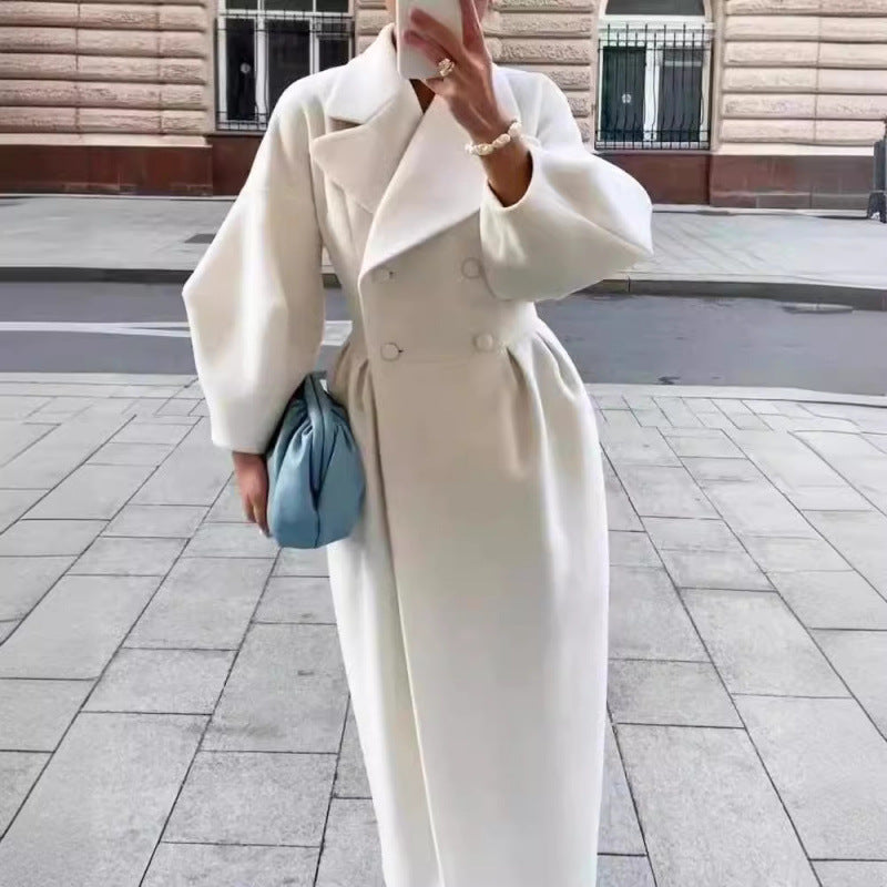 Mantel Damen Tailliert mit Laternenärmeln - 8 - Jasminaboutique.com