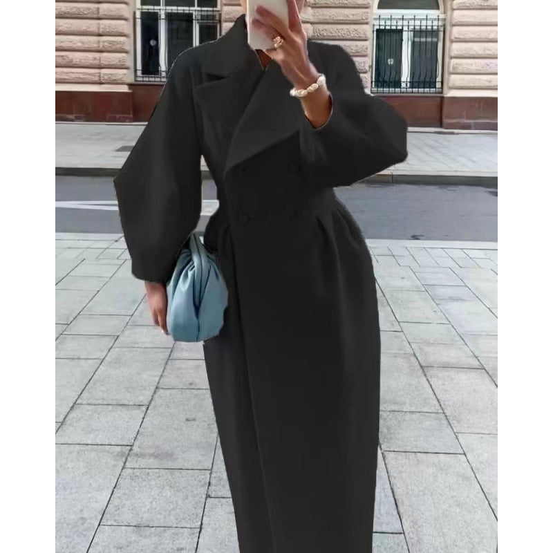 Mantel Damen Tailliert mit Laternenärmeln - 10 - Jasminaboutique.com