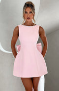 Sophia – Women Elegant Bow Detail Dress - Image 1