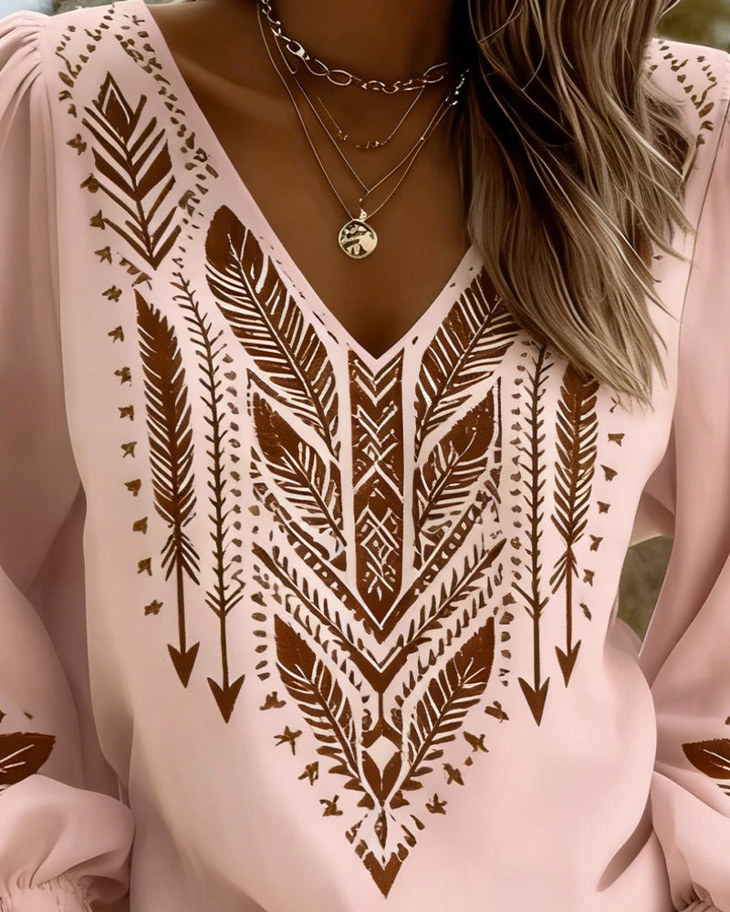 Amelie – Ethnic Embroidered Blouse - Image 9