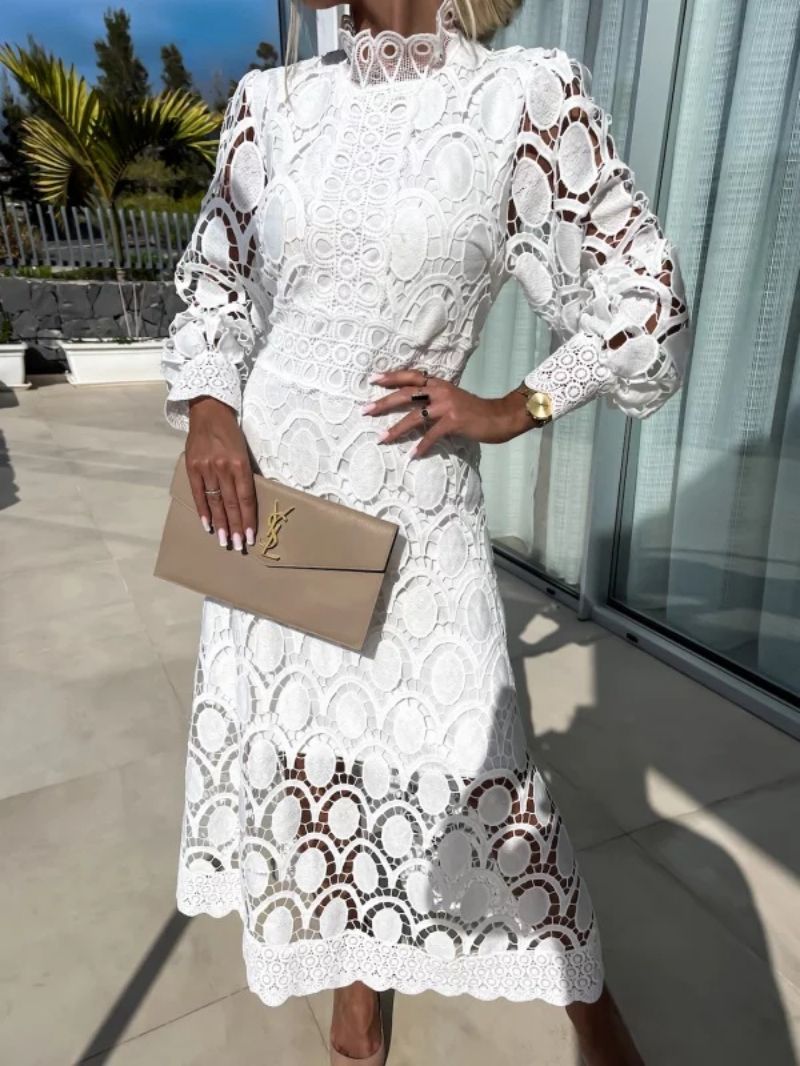 Sophia – Women Lace Detail Maxi Dress - Image 6