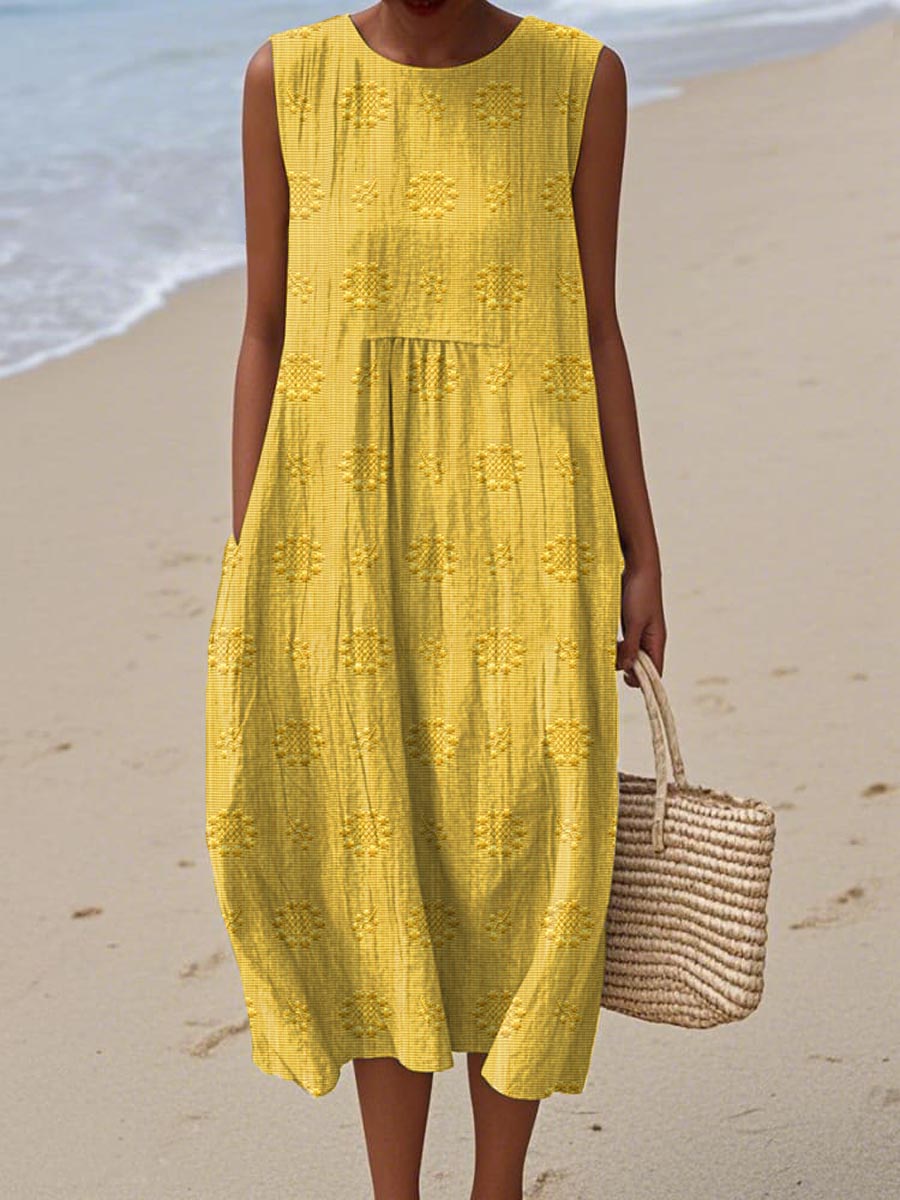 Ava – Women Printed Summer Dress - Image 3