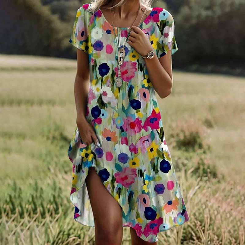 Ines – Floral Summer Dress - Image 1