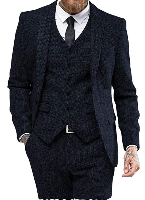 Carlo – Herringbone 3-piece Suit - Image 7