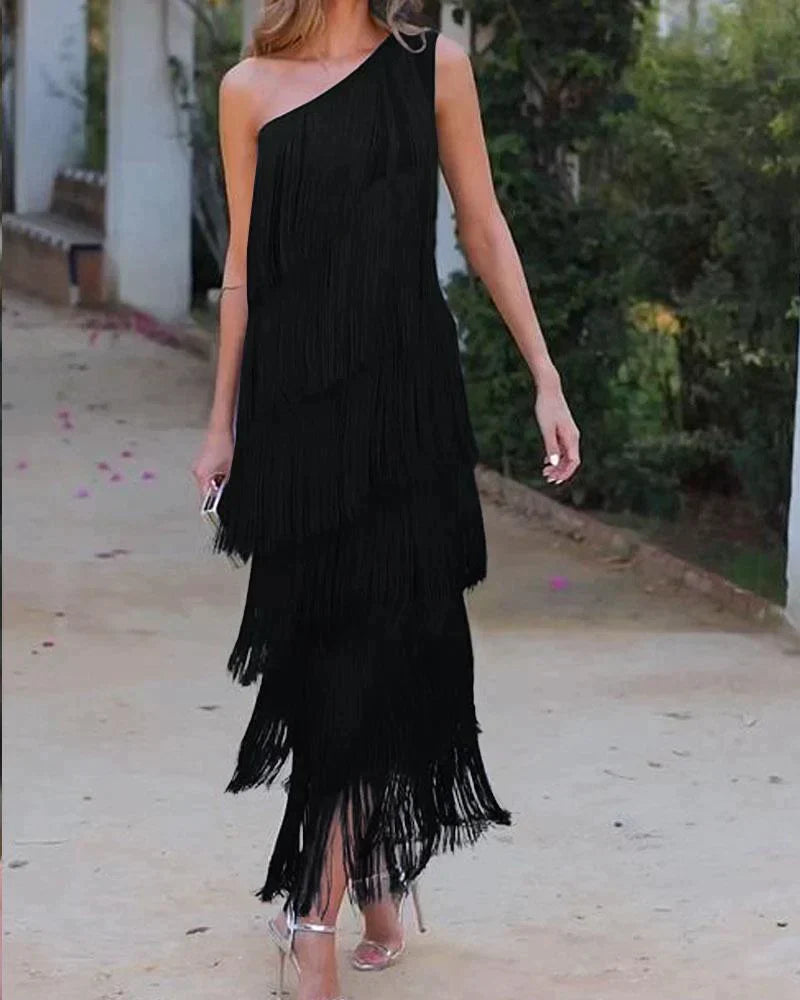 Annemarie – Elegant Fransenkleid für Damen - Image 2