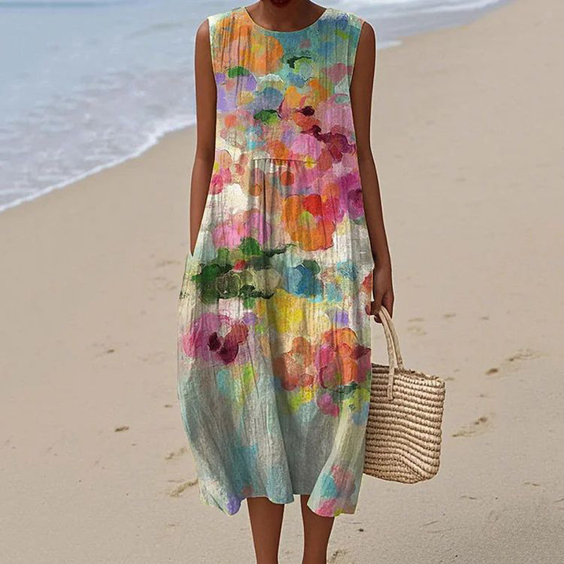 Mira – Floral Breathable Summer Dress - Image 1