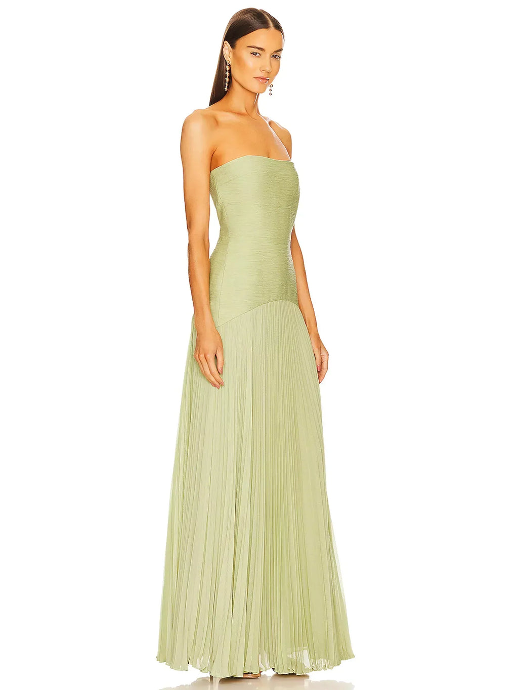 Elena – Women Pleated Maxi Dress - Image 2