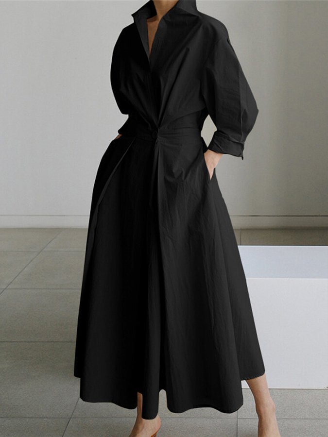 Lydia – Women Chic Long Sleeve Dress - Image 4
