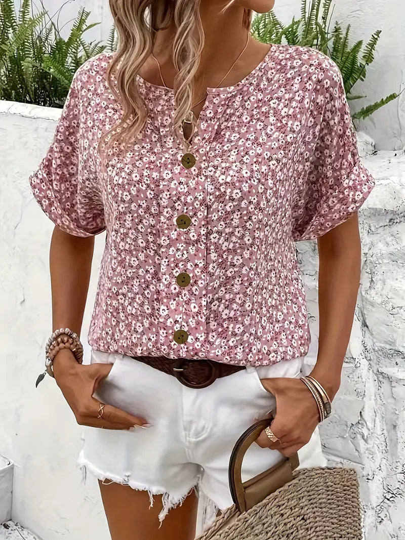 Sophie – Women Floral Print Blouse - Image 4