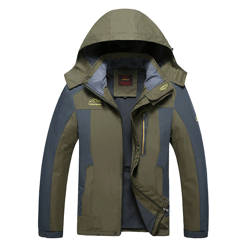 Wasserdichte Jacke Herren mit Kapuze und windabweisender Funktion | J&B - 4 - Jasminaboutique.com