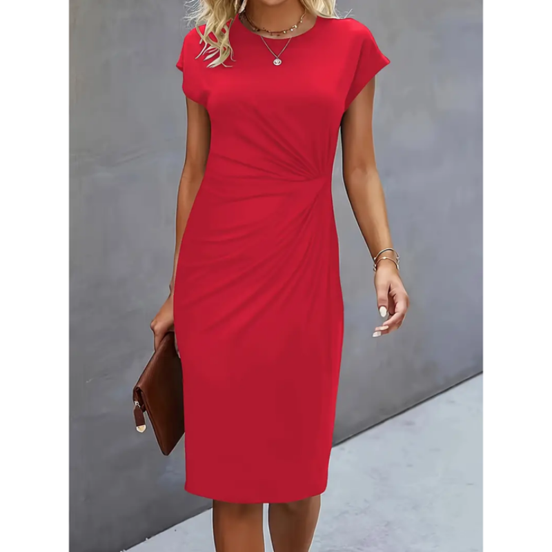 Isabel – Short-sleeved formal dress for women  - Image 1