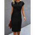 Isabel – Short-sleeved formal dress for women  - Image 3