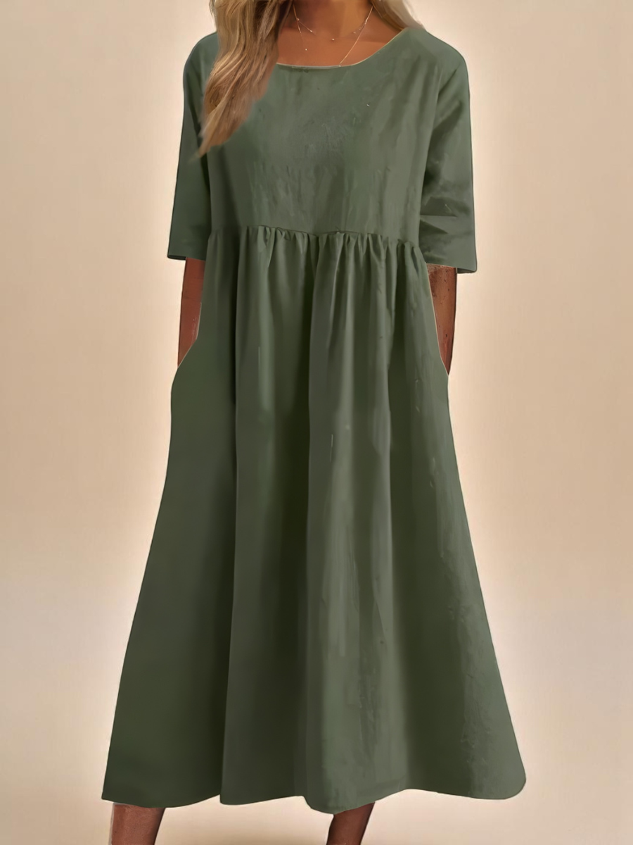 Meike – Relaxed Mid Sleeve Dress - Image 3
